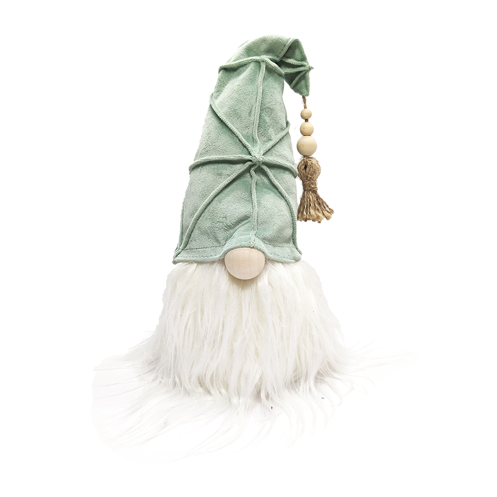 Zwerg weicher Plüsch handgemachte Frühlingsgrün Mini Gnome Elf Ornamente Puppe Urlaub gefüllte Figur Spielzeug