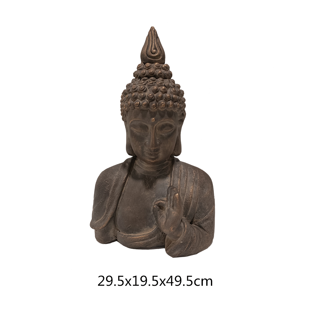 Großhandel indoor&outdoor Dekor dauerhafter Stein Meditative Büste Buddha Garten Landschaftsbau Statuen