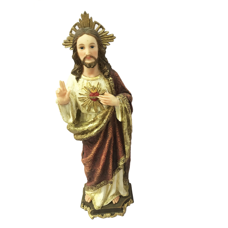 Heiliges Herz von Maria Jesus Statue Figur Imagen Sagrado Corazon de Maria Jesus Religiöses Geschenk