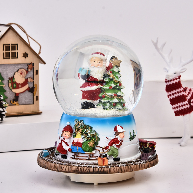 unique christmas snow globes