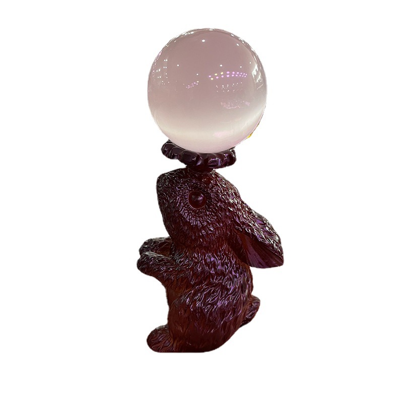 Harz-Tier-Eichhörnchen-Statue, Kugelhalter, Kristallkugel-Basis, Kerzenständer, Ausstellungsstand zum Verkauf