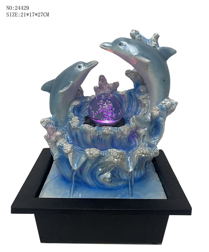 New Design Geno Indoor Desktop Polyresin Water Fountain